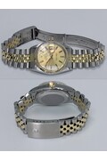 36mm • 1979 Rolex DateJust ref.16013 cal.3035 Champagne Dial 18k Gold Bezel Automatic